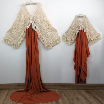 "Harmony" Vintage Boho Mother & Daughter Dresses Set